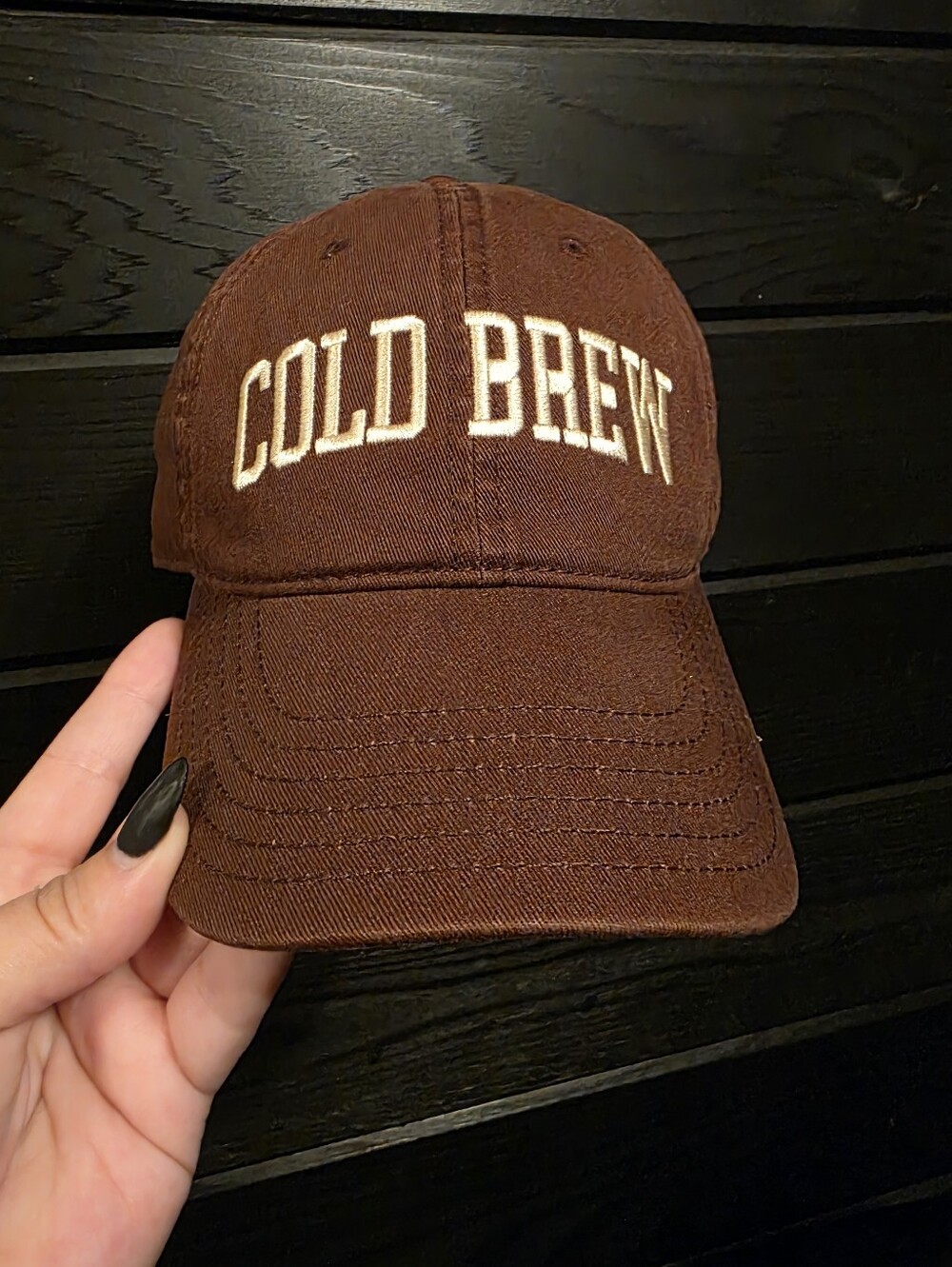 Cold Brew Brown Baseball Cap